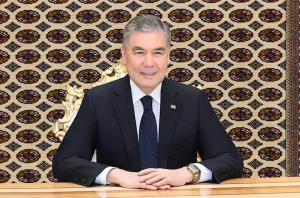 Председатель Халк Маслахаты поздравил Президента Туркменистана с Днём Конституции и Государственного флага