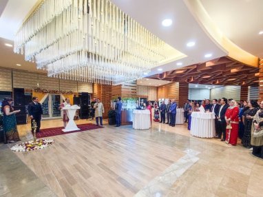 The Indian holiday Diwali was celebrated in Ashgabat