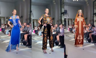 Turkmen fashion collection was presented at the international show in Paris