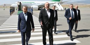 Gurbanguly Berdimuhamedov arrived in Fizuli