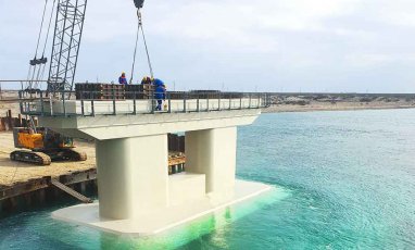 Details of the construction of a bridge across the Garabogaz Bay in Turkmenistan have become known