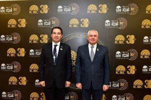Türkmenistanyň Döwlet daşary ykdysady iş bankynyň müdiriýetiniň başlygy ICIEC-iň müdiri bilen duşuşdy