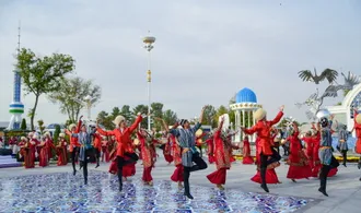 Tashkent Park in Ashgabat